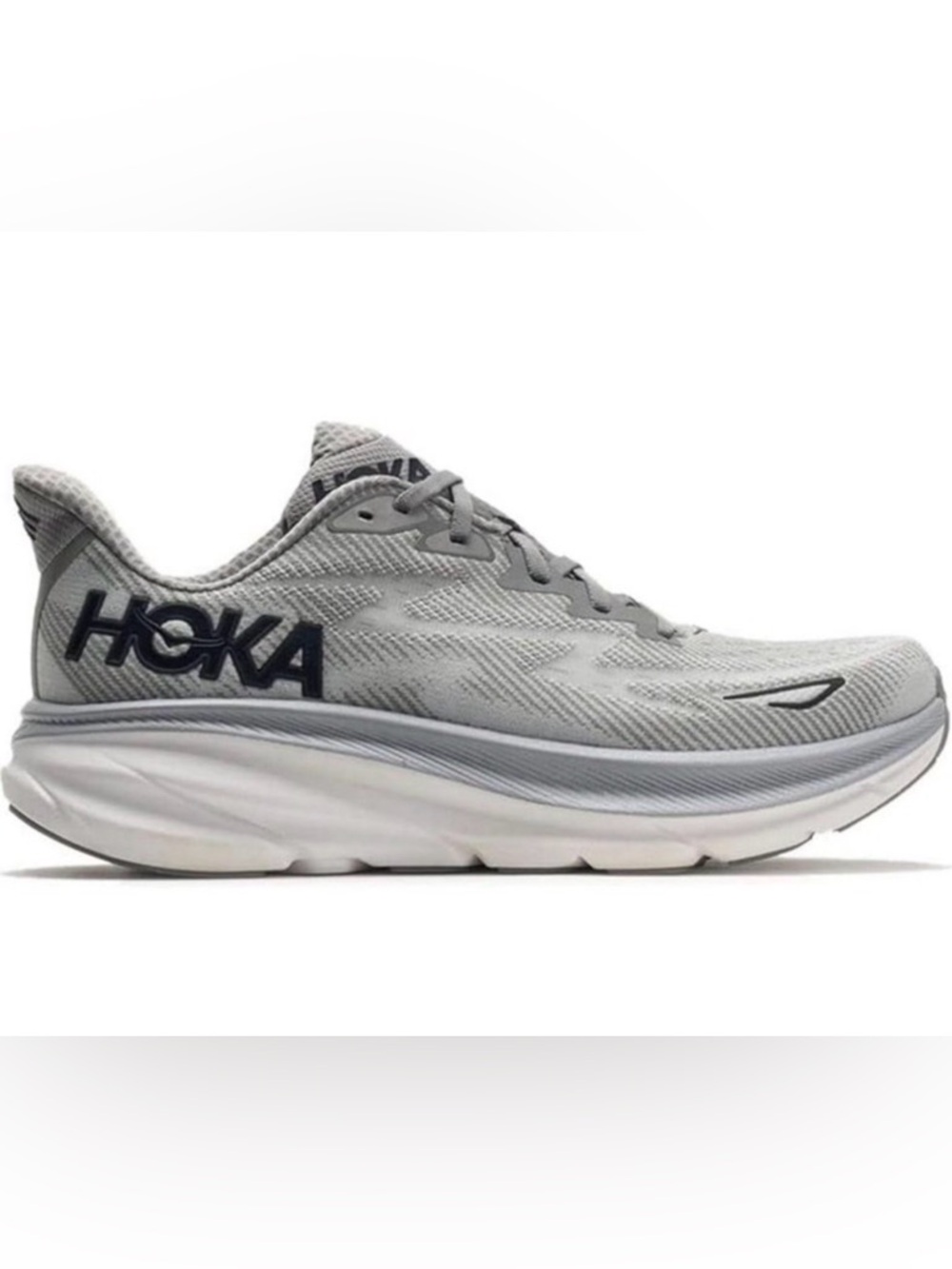 Hoka Clifton Mens Running Shoe - Gray